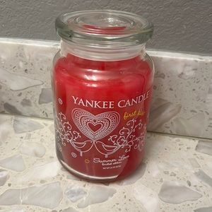 Yankee candle first kiss summer love limited edition large jar, brand new!